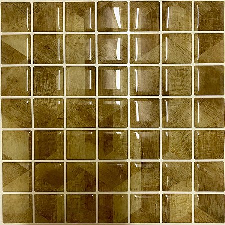 Pastilha Adesiva Resinada Madeira Parquet Kit 4 Placas