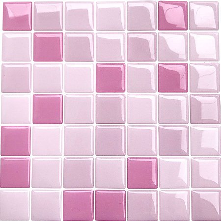 Pastilha Adesiva Miscelânea Tons de Rosa Kit 4 Placas 3M