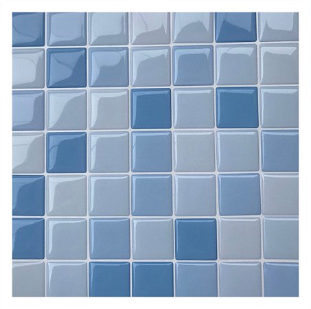 Pastilha Adesiva Resinada Azul Celeste Kit 4 Placas 3M