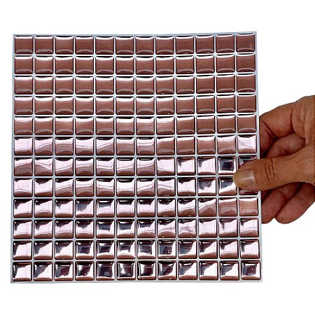 Pastilha Adesiva Mini Rose Gold Kit 4 Placas 3M