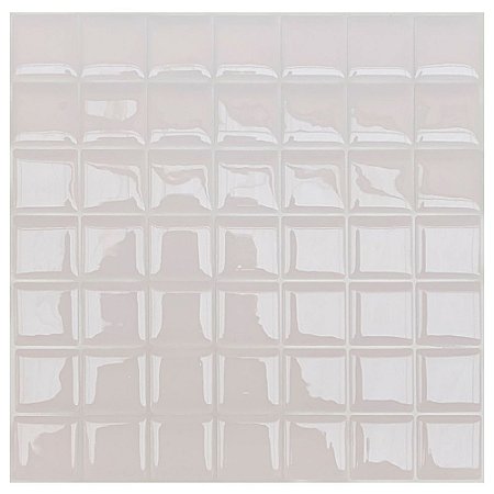 Pastilha Adesiva Quadradinha Branca Kit 4 Placas 3M