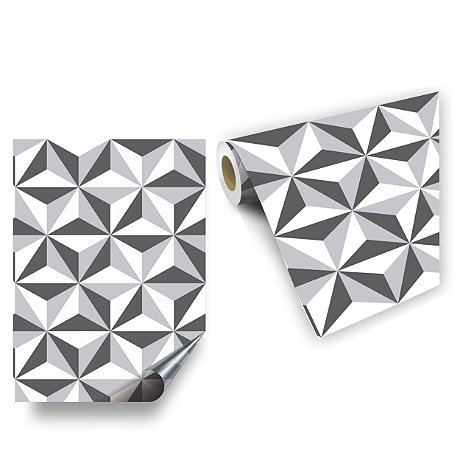 Papel de Parede Decorativo Geométrico Material 3 M