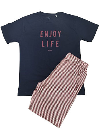 Conjunto verão menino shorts e camisa Tam 10