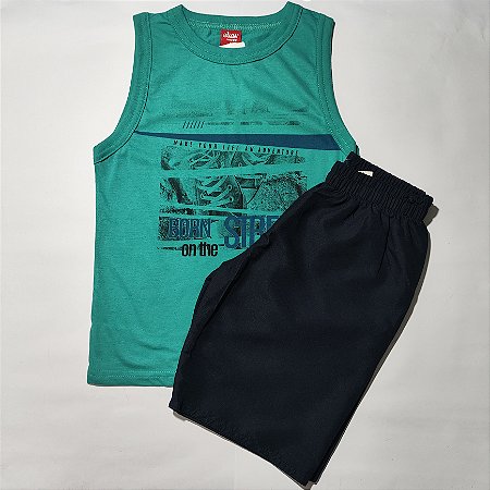 Conjunto verão menino Regata/shorts Tam 6