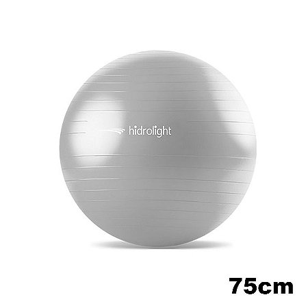 Bola de Exercícios 75 cm Hidrolight Cinza