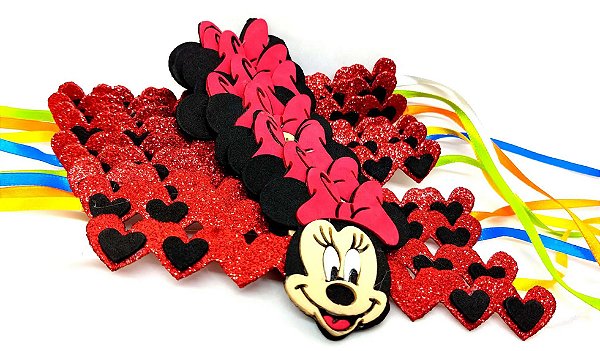 Gargantilha Minnie 10 Unidades