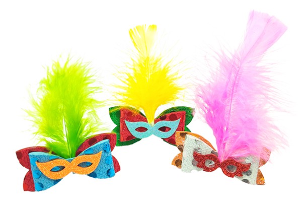 Laço pet carnaval eva