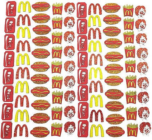 Adesivo pet Mc Donalds eva