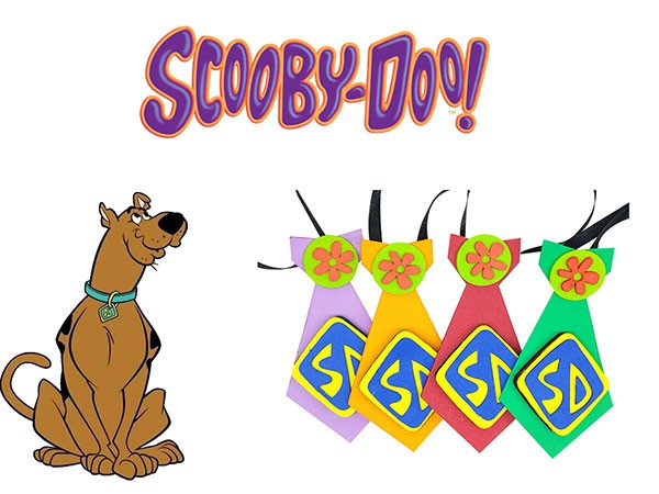 Gravata pet scooby doo eva