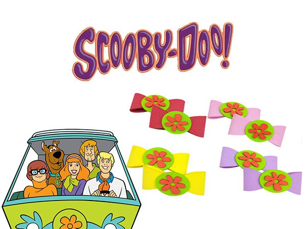 Laços pet scooby doo eva 50 unidades