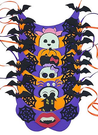 Gargantilha pet halloween eva