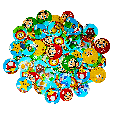 Adesivo pet Stickers Mário Bros
