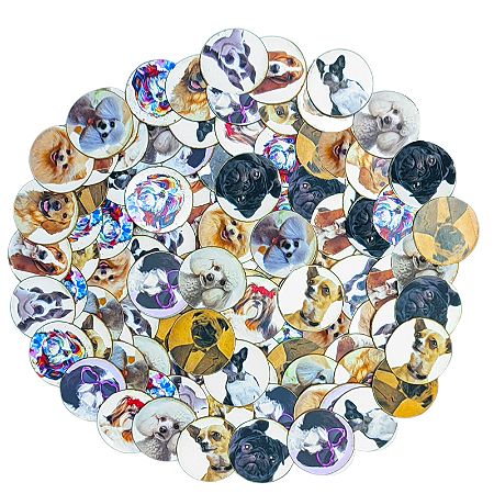Adesivo pet Stickers Raças III