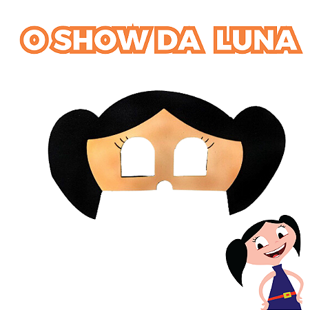 Máscara fantasia O Show da Luna e.v.a  1 unidade.