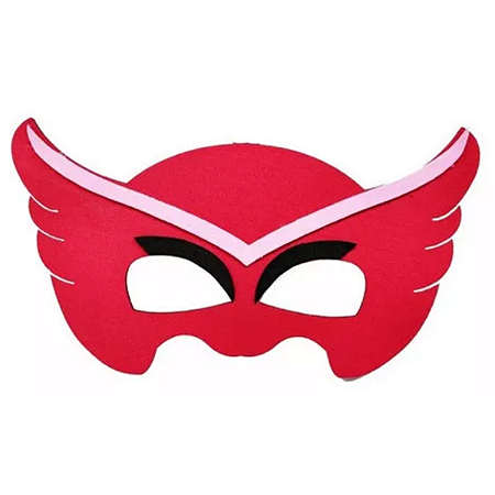 Máscara fantasia Corujita PJ MASKS e.v.a  1 unidade.