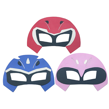 Máscara fantasia Power Rangers eva