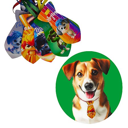 20 Gravatinha Pet EVA DivertidaMimo Cão e Gato Personagens G