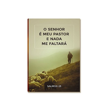 Placa Decorativa MDF Salmo 23 Fé E Esperança Tam A4 FE5