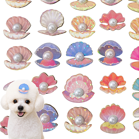 50 Adesivos Pet Piercings TicTac Olográfico BanhoTosa Ostras