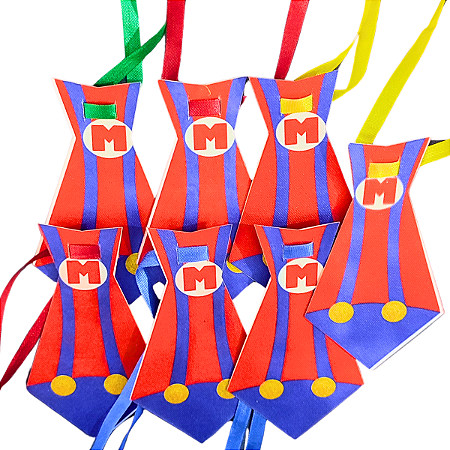 10 Gravatas Super Mario para Cães e Gatos Tamanho P