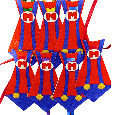 10 Gravatas Super Mario para Cães e Gatos Tamanho G