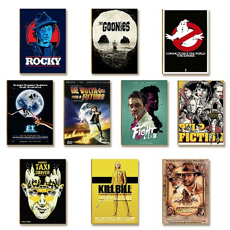 Kit 10 Placas MDF Geek Gamer 22x28,7 cm Decoração Parede