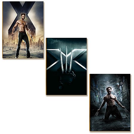 Kit 3 Placas MDF Geek Gamer Setup Parede A4 Moderna Moderna