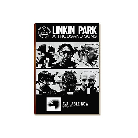 Placa MDF Banda Linkin Park A Thousand Suns Parede A4