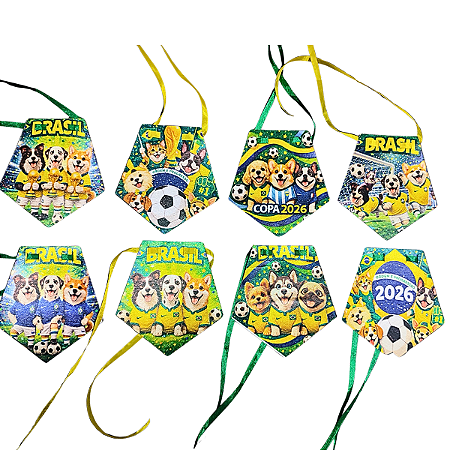 Kit 40 Colarinho Pet Shop Copa do Mundo 2026 Sublimado
