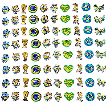 Kit I 200 Adesivos Copa Cão Pet Shop Banho Tosa 2026