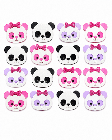 200 Adesivo Para Cãos E Gatos EVA Pet Shop panda Facil Colar