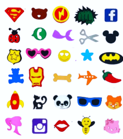 300 Adesivos EVA Cão Banho Tosa Pet Shop - Enfeites Premium