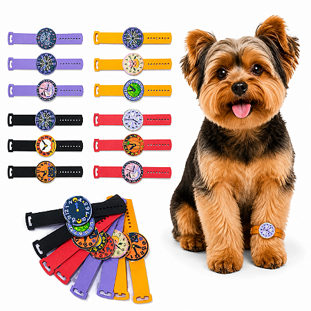 20 Adesivos Relógio Halloween EVA Pet Shop Cão Banho e Tosa