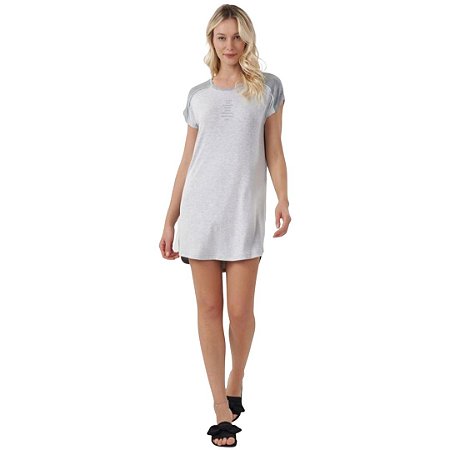 12473 - Camisola Moments Manga Curta Cor com Amor em Viscose