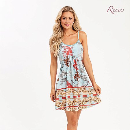 14226 - Camisola de Alcinha com abertura Microfibra Amni Recco