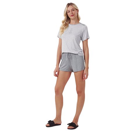 12472 - Pijama shortdoll com blusa de manga curta em viscolycra