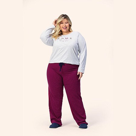 10900022 - Pijama de calça e manga longa