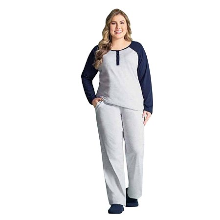 10900012 - Pijama de calça e manga longa