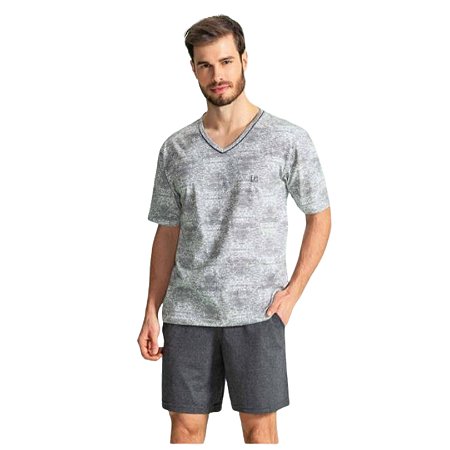 Pijama masculino de shorts e manga curta 12270003