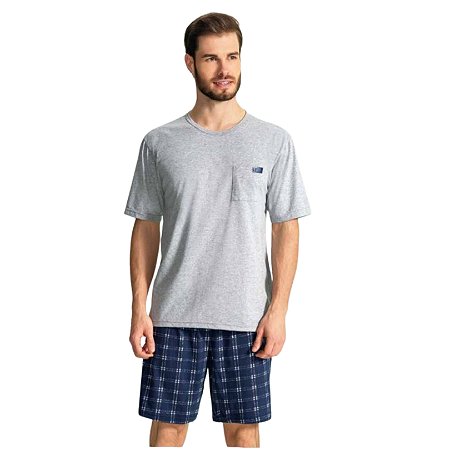 Pijama masculino de shorts e manga curta 12270006
