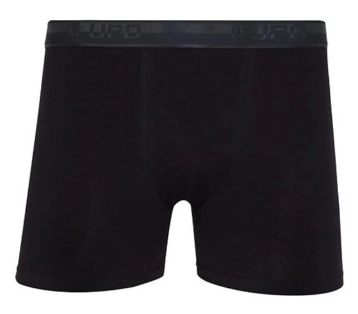 00784-017 Cueca Boxer Algodão Adulto Cós Uniforme Lupo