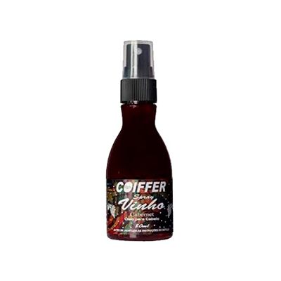 Óleo Spray Fragrância Vinho para cabelos Coiffer 80ml