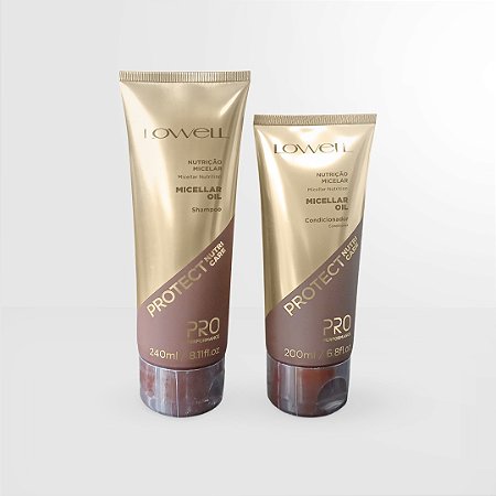 Kit shampoo e condicionador Protect Nutri Care pro performance nutrição Micelar