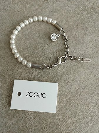 Pulseira pérolas e ponto de luz - PUL172