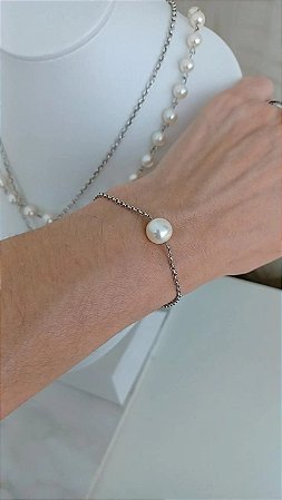 Pulseira 1 pérola - PUL176