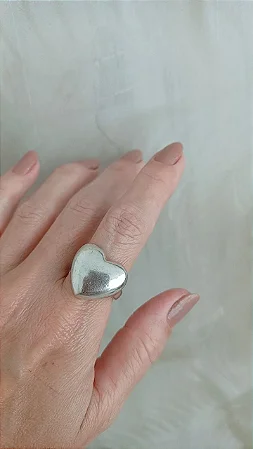 Anel Coração - AN245 (TAMANHO 20)