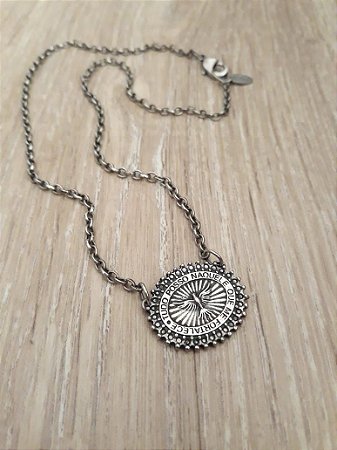 Colar com medalha do Divino Espírito Santo - COL1053
