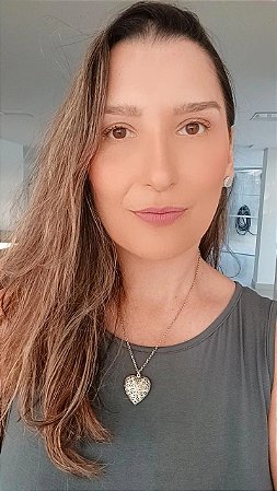 Colar relicário coração rendado - COL983