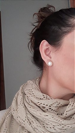 Brinco de pérolas (12mm) - BR288