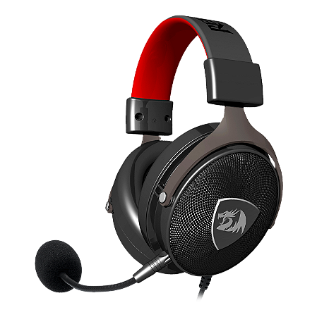 Headset Gamer Redragon Icon, 7.1 Surround, Drivers 50mm, Preto e Verelho, H520